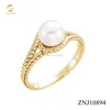 China low price products 925 sterling silver freshwater cultured pearl wedding ring new model rope designs
