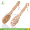 Two side soap dispensing bath brush with bullet massager