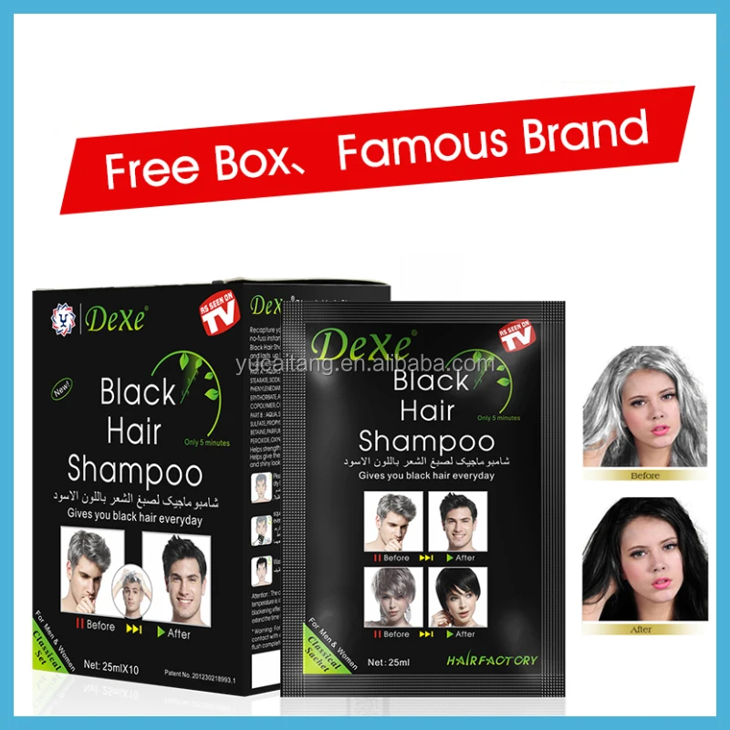 100 Gray Hair Coverage Hair Blackening Shampoo White Hair
