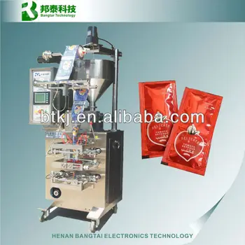 quick packaging machine Packing Four Paste Machine/quick Seal Automatic pack Side