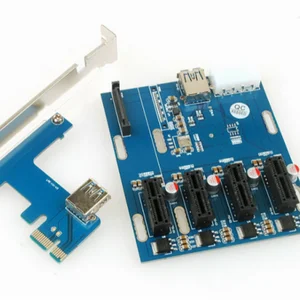 card 1 to 4 pci-e x1 expansion cards 4 port pcie slots pcie port