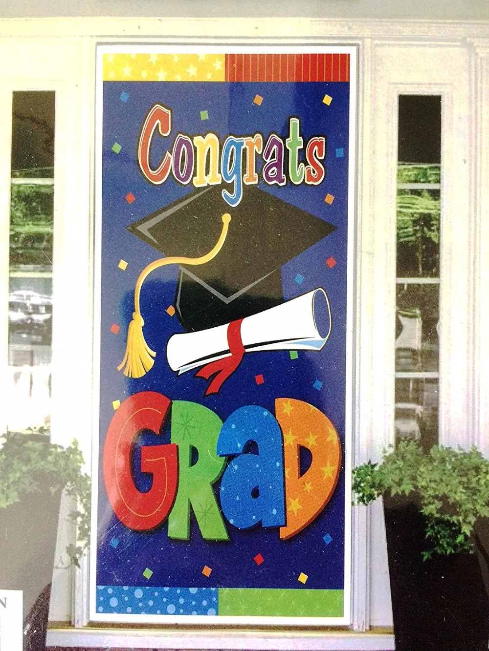 Graduation Decorations Plastic Graduation Party Door Cover Party