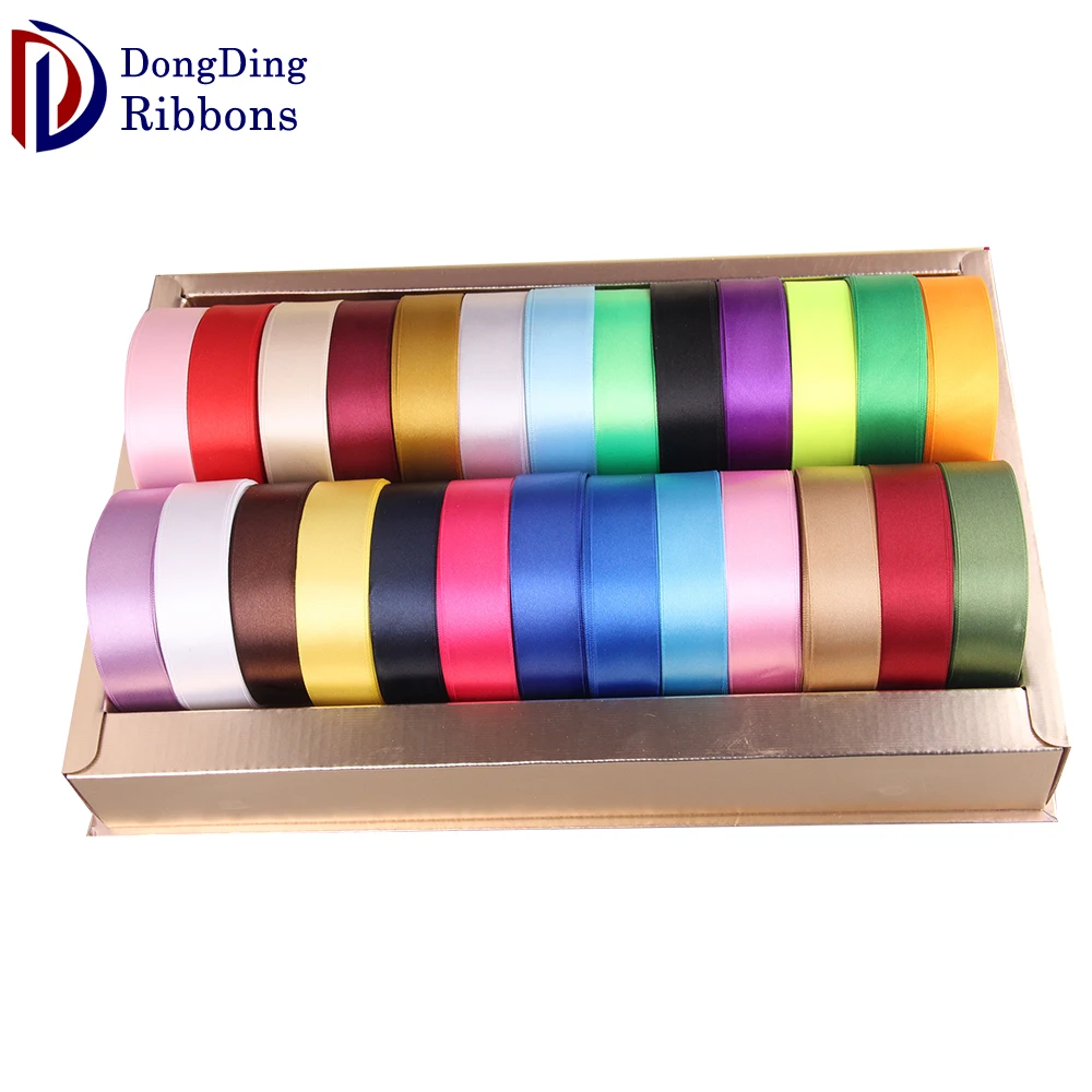 

Satin ribbon factory in China dyeing diy webbing decoration balloon ribbon