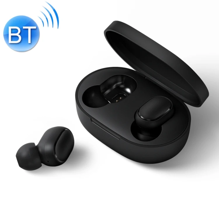 

Original Xiaomi Redmi AirDots TWS Bluetooth V5.0 Wireless Earphone with Charging Box, Black