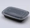 SZ-K-38 Black oval shape plastic food container