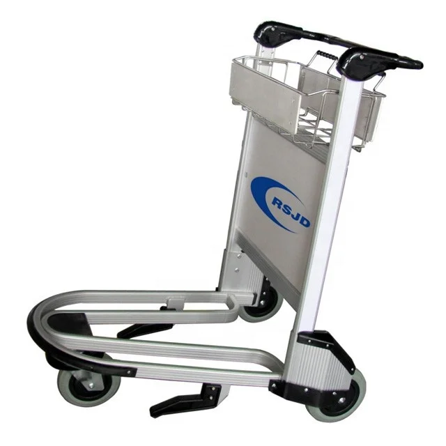 
3 wheels aluminum airport trolley 