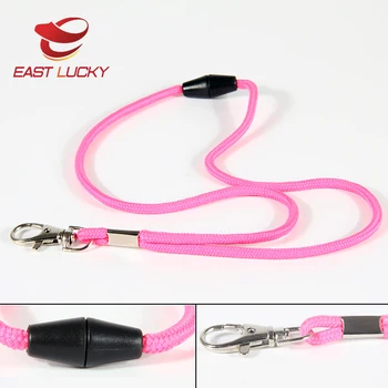 Custom Pink Rope Lanyard With Safety Buckle For Keys And Id - Buy ...