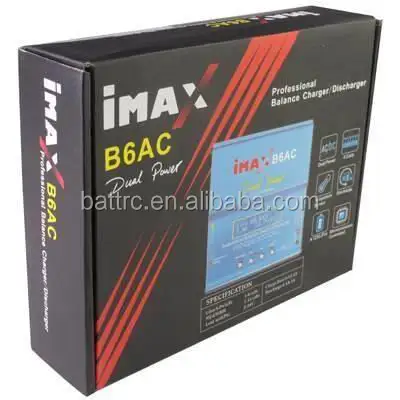 Charger And Battery IMAX B6AC 80W 6A Updated Balance Charger Discharge For Lipo/Li-ion/LiFe/NiMh Battery