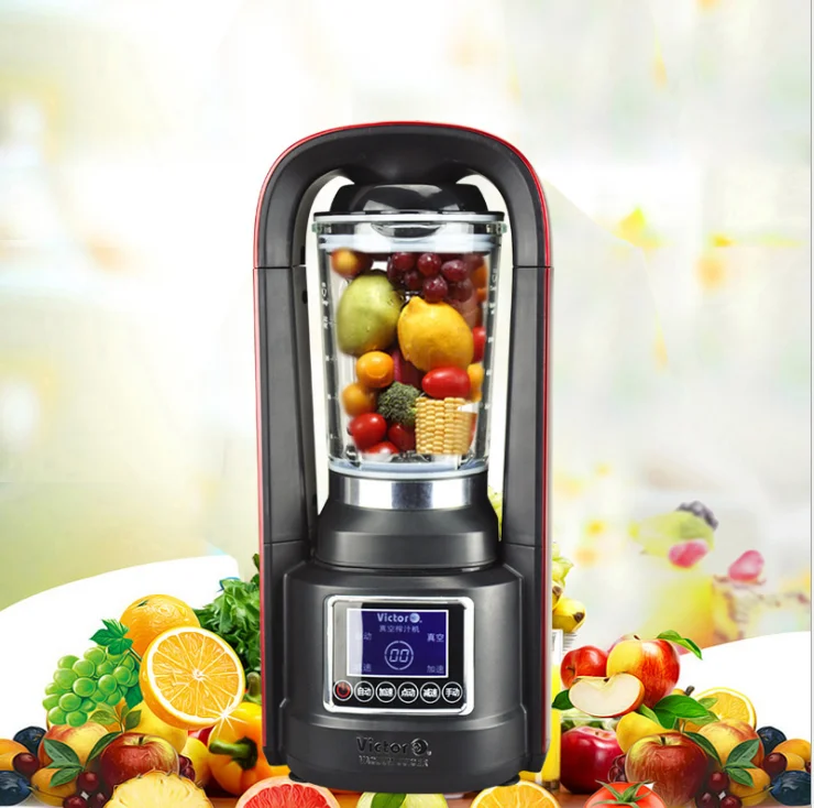 Glass Container Immersion Ice Crusher Vegetable Fruit Mixer Low Noise