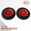 high quality 10" PU foam rubber wheels Beach solid Wheel for beach cart