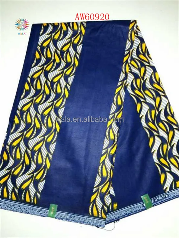 
AW60920-13 beautiful real WAX print fabric african hollandies wax 100%cotton wax fabric 