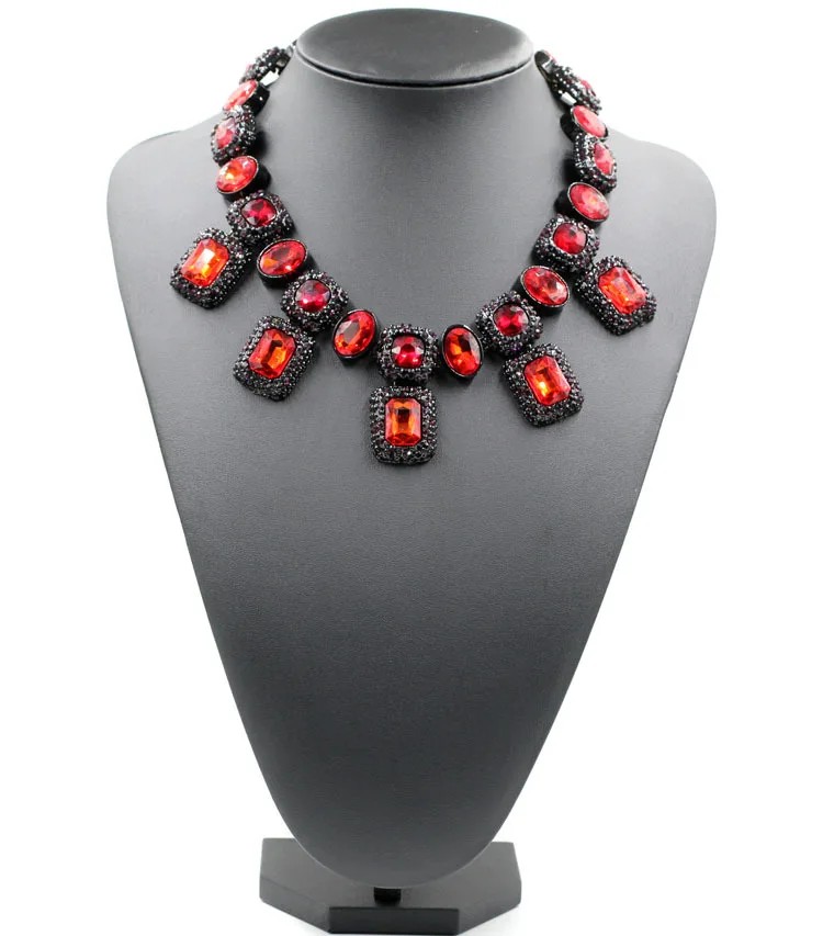 

NEW high quality Z fashion necklace collar bib all crystal Necklaces costume choker pendant statement necklace for women, Picture