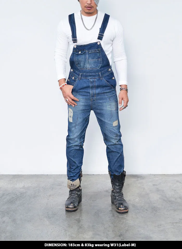 jeans with shoulder straps