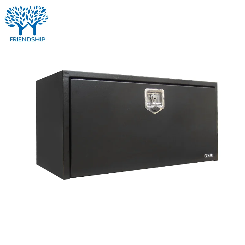 

METAL TOOL BOX truck tool box aluminum, Black