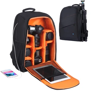 PULUZ Outdoor Waterproof Dual Shoulder Camera Backpack