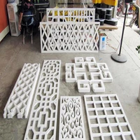 

pvc foamed decorative screen CNC carved wpc screen