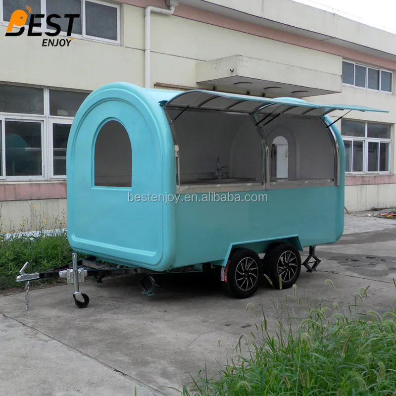 mobile food cart with frozen yogurt machine - 04