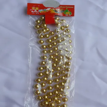 plastic christmas beads