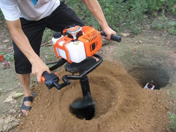 
2 stroke fuel garden powerful petrol earth auger 43cc 