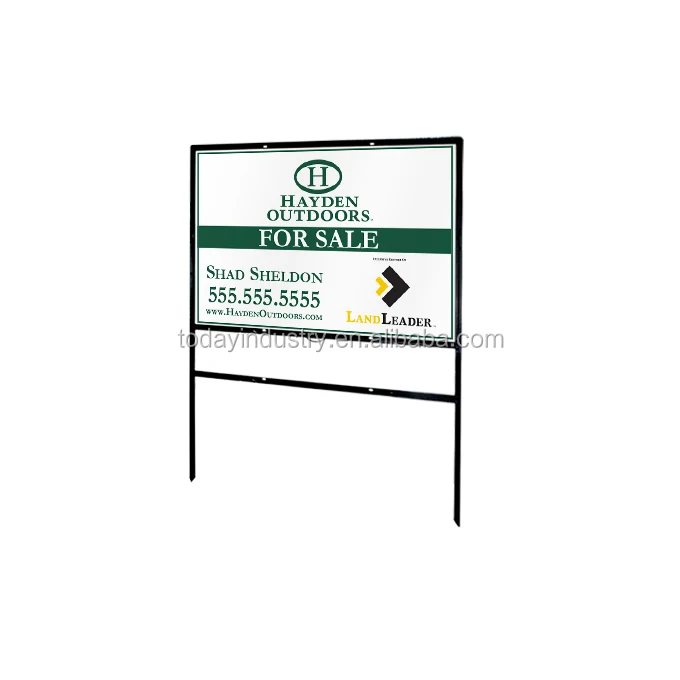 Real Estate Metal Angle Post Garden Yard Sign Frame Buy Outdoor Metal
