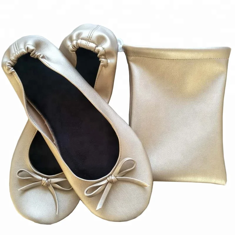 
Fashion ballet shoes,foldable flats shoes with pouch 