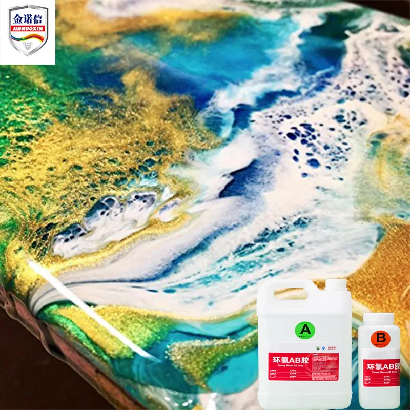 
UpGrade Liquid Epoxy Resin Clear Epoxy Resin and Hardner For Wedding Photo Coating /Clear Floor/Table Top 
