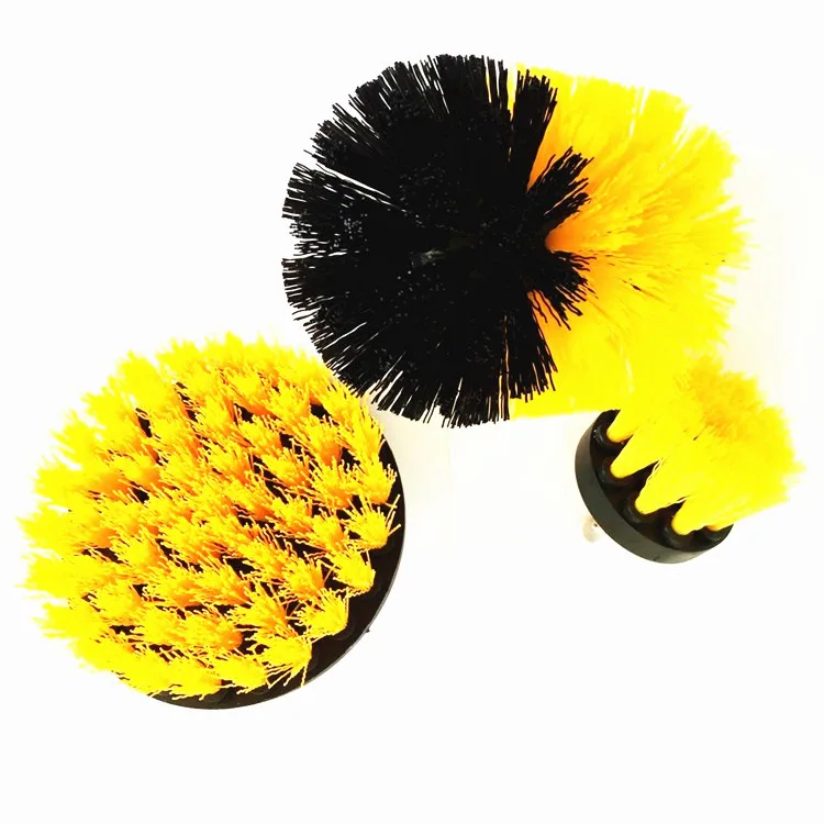 Round Dome Shape Drill Cleaning Scrub Brushes For Carpet Floor Tile 