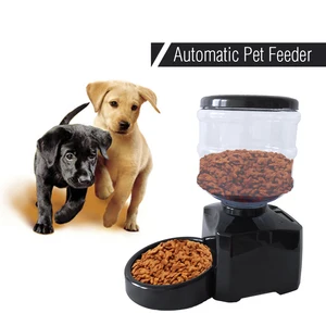 Image of Automatic Pet Feeder Dogs & Cats with Distribution Alarms, voice recording, Timer Programmable dog feeder