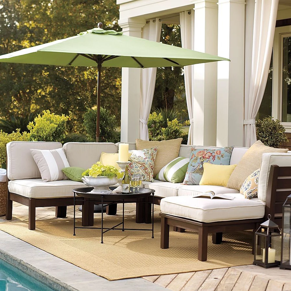 Modern Wooden Frame Sofa Set Designs Solid Teak Wood Outdoor Modern Wooden Frame Sofa Set Designs Solid Teak Wood Outdoor Furniture