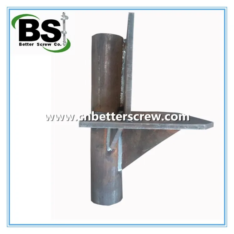 Round Tubular Helical Anchor for Basement Foundation