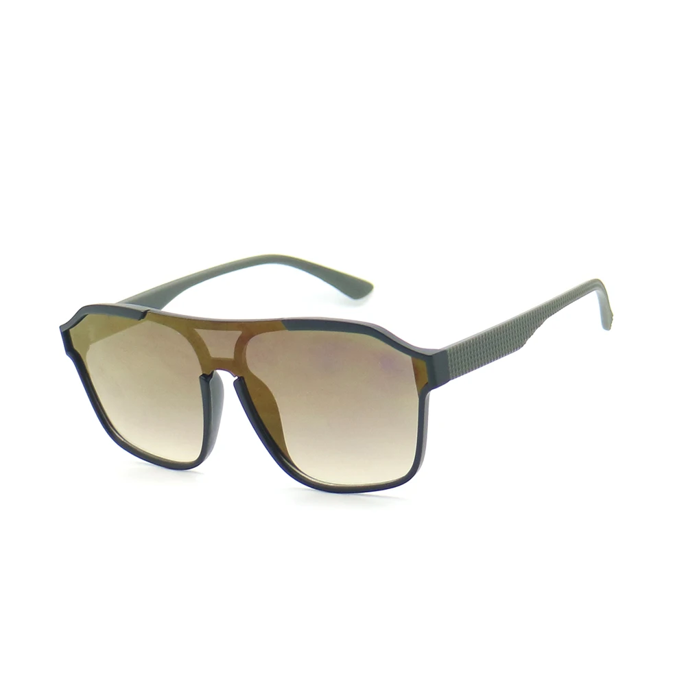 

Classic Style pc+metal Sun glasses Shiny Black frame gray Lenses Sunglasses