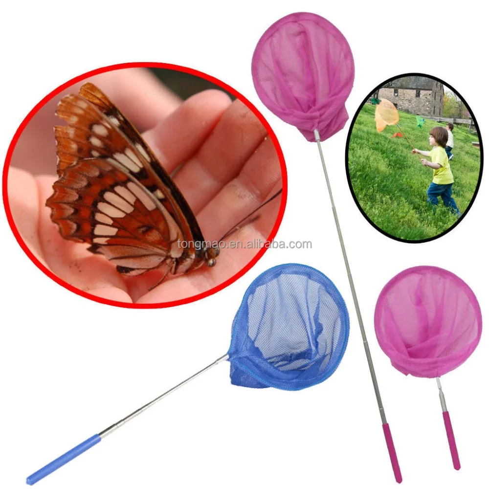Promotional Colorful Extension Butterfly Net for Childern