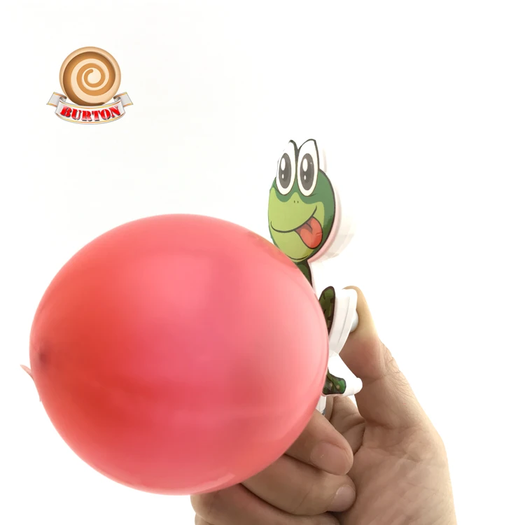 
Wholesale funny frog balloon toy with candy 