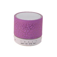 

Cheap Cracked mini LED speaker music player Multifunctional Portable Gift stereo