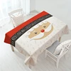 Christmas Banquet Tablecloth Coloring Decoration Plastic Cover Hot Sale Holiday Tablecloths Table Cloth Rectangle
