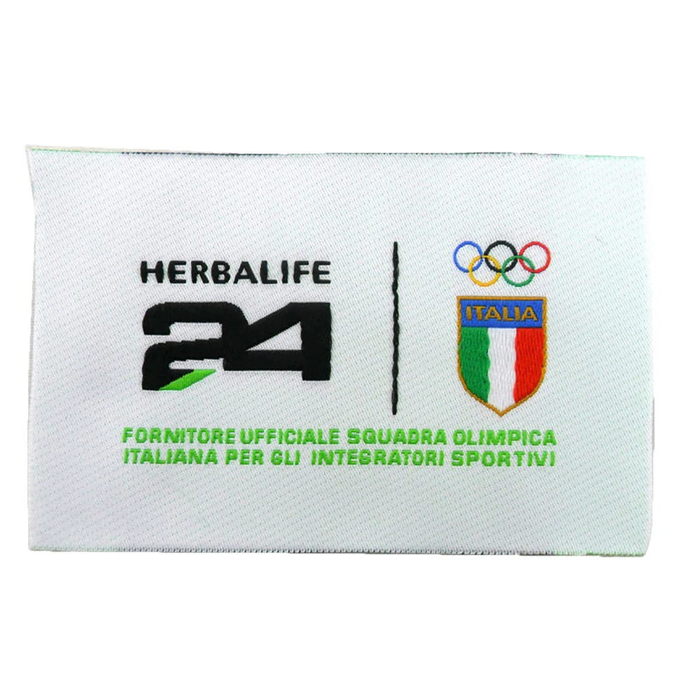

customized tpu label woven barcode neck label