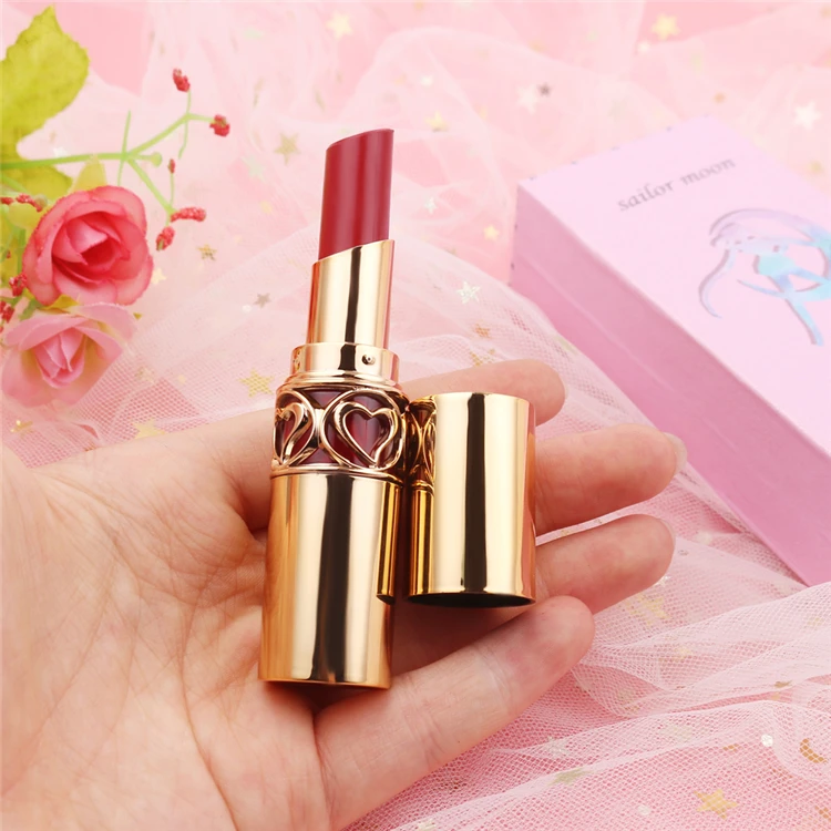 

New Cute Cardcaptor Sakura Candy Color Long Lasting Matte Waterproof Nude Brown Lipstick Lip Stick