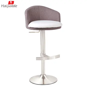 Hot Good Quality Metal Frame Sand Colored Leather Counter Stool Hot Good Quality Metal Frame Sand