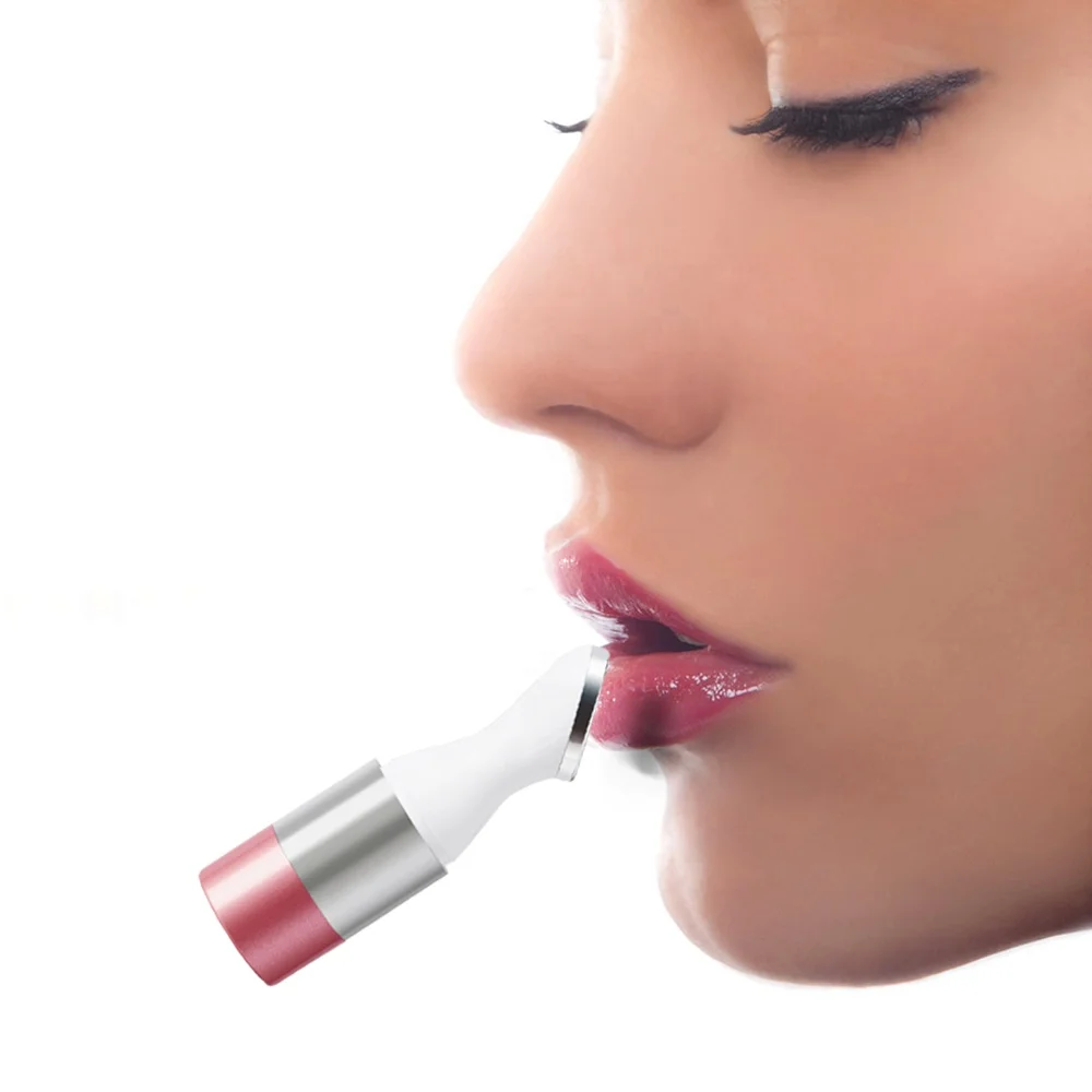 

Care Lipstick Vibrator Enhancer Set Machine Pump Private Label Massage Tool Enlarger Electric Vibrating Lip Plumper, Pink, red, white
