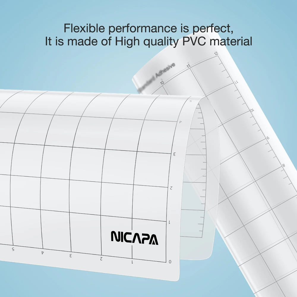 
Nicapa Cut Mats Replacement Standardgrip,12x12 inch,3pcs/pack Cutting Mat for Silhouette Cameo 3/2/1 