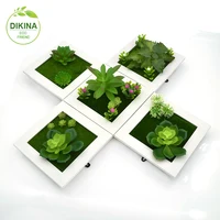 

Luxury Style! Vintage Art wall hanging artificial flower plant frame hot sale wholesale home decor accessories