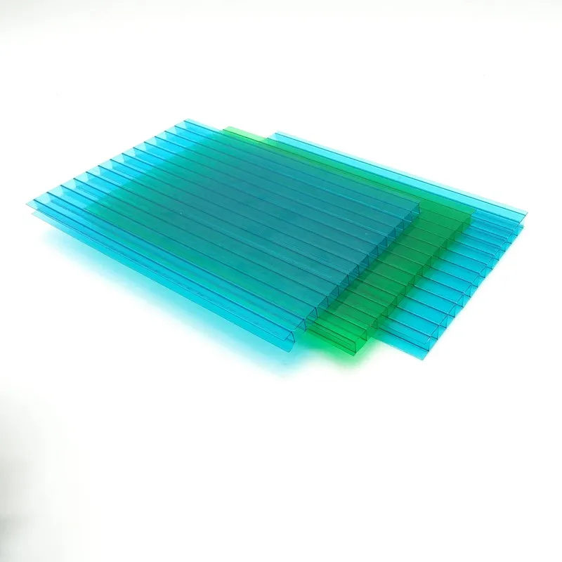 Multi Wall Clear Hard Plastic Sheet Greenhouse Roofing Material Plastic