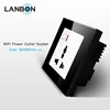 Wholesale Universal wireless WiFi plug home automation Smart Socket 3 pins APP remote control ON/OFF Timer Wall Socket