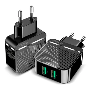 RAXFLY Dual Port USB Wall Charger Phones