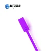 Disposable high security plastic security strap seal with metal ring REP208