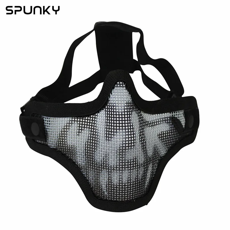 

Airsoft Stalker II Face Mask Wire Mesh Mask, Black;tan;green;any camo