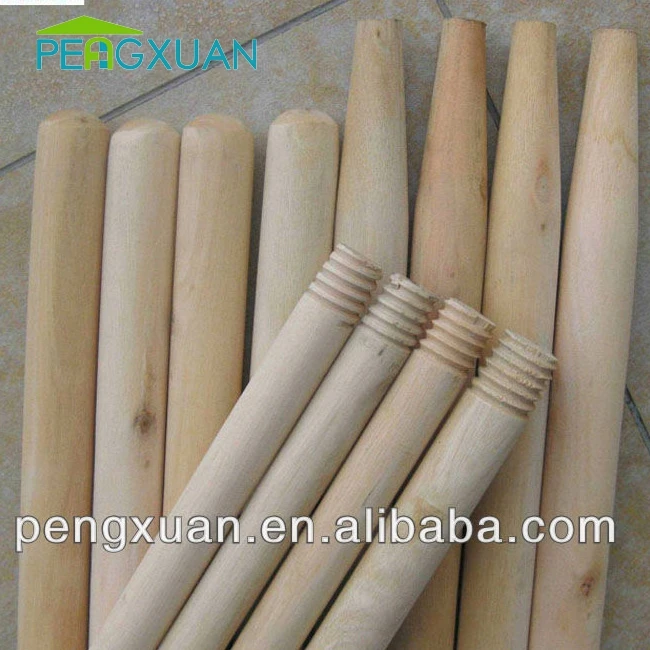 High Quality Hand Broom Stick Wood Indonesia Broomstick 120cm Length