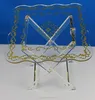 acrylic material 4pcs folding coffee table with stand