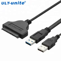 

USB 3.0 to SATA 22pin 2.5 inch Hard Disk Drive HDD Converter Adaptor Cable with USB Power