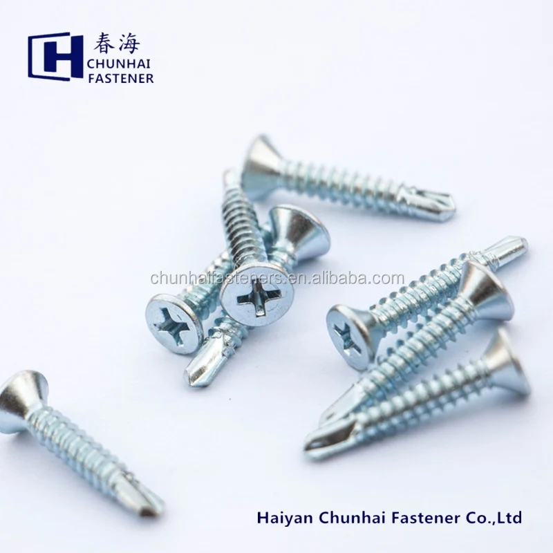 
7504P self-drilling screw zinc finish 